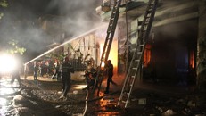 Hiện trường vụ hỏa hoạn. Ảnh: Thanh Niên