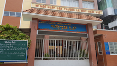 Trường Tiểu học Sông Lô - nơi xảy ra sự việc. Ảnh: VOV