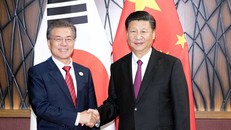 Lãnh đạo Trung-Hàn cam kết hợp tác để đạt được hiệp ước hòa bình trên bán đảo Triều Tiên