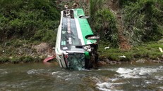 Hiện trường vụ tai nạn. Ảnh: Dân trí