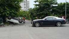 Hiện trường vụ tai nạn. Ảnh: NLĐ