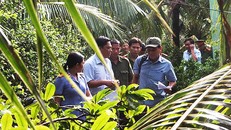 Hiện trường vụ án mạng. Ảnh: Tiền Phong