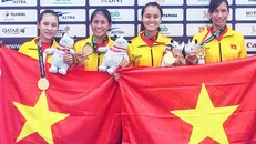 Đội tuyển Rowing Việt Nam chia sẻ cảm xúc sau khi giành được HCV