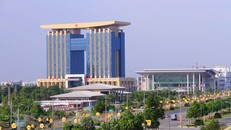 Trung tâm hành chính tập trung tỉnh Bình Dương nằm trong khu vực thành phố mới Bình Dương. Ảnh: TTXVN