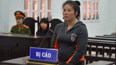 Bị cáo Hà tại phiên tòa xét xử. Ảnh: ĐSPL