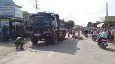 Hiện trường vụ tai nạn. Ảnh: Zing