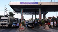Trạm thu phí BOT Tân Đệ. Ảnh: Soha