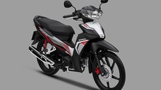 Phiên bản Honda Blade 110cc màu đỏ đen. Ảnh: Dân Việt