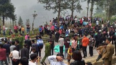 Hiện trường vụ tai nạn. Ảnh: VOV