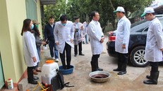 Lãnh đạo tỉnh Thái Nguyên trực tiếp chỉ đạo phòng chống dịch. Ảnh: Nông Nghiệp