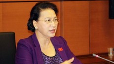 Chủ tịch Quốc hội Nguyễn Thị Kim Ngân. Ảnh: PLO