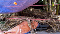 Khu vực nơi phát hiện thi thể nạn nhân Huội. Ảnh: PLO