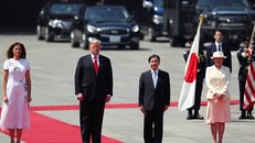 Tổng thống Trump chính thức diện kiến Nhật hoàng Naruhito 