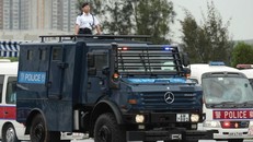 Xe đặc chủng xuất hiện trên đường phố Hong Kong