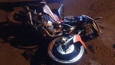 Hiện trường vụ tai nạn. Ảnh: Zing