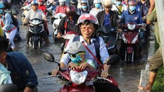 Ngày 1/10, học sinh ở Cần Thơ nghỉ học do triều cường