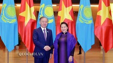 Họp báo chung giữa Chủ tịch Quốc hội Việt Nam và Kazakhstan