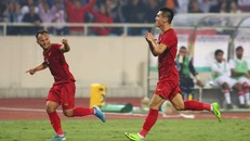 Tiền đạo Nguyễn Tiến Linh ghi bàn thắng duy nhất của trận đấu. Ảnh: Vietnamplus