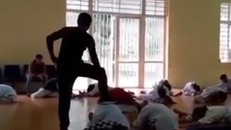Xác minh vụ thầy giáo dạy võ đạp lên người môn sinh