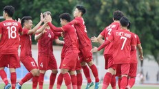 Đội tuyển U22 Việt Nam giành thắng lợi 6-0 trước U22 Brunei. Ảnh: VFF