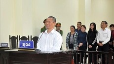  Bị cáo Phạm Văn Điệp trong phiên tòa xét xử. 