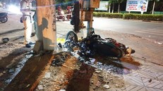 Hiện trường vụ tai nạn. Ảnh: Dân trí