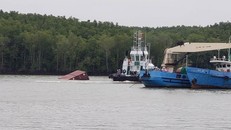 Hiện trường nơi xảy ra sự việc. Ảnh: PLO