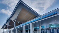 Cảng HKQT Cam Ranh T2 được hoàn thành sau 19 tháng thi công với thiết kế độc đáo, lấy cảm hứng từ tổ chim Yến – 1 sản phẩm đặc trưng của tỉnh Khánh Hòa - Ảnh: Đình Dân