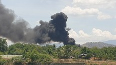 Hỏa hoạn tại sân bay quân sự Thành Sơn