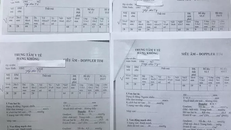 Các phiếu siêu âm tim được cho là nhân bản với các chỉ số giống hệt nhau - Nguồn: Dân Việt