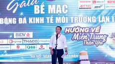 Th.s Phan Chí Hiếu phát biểu tại buổi Gala Bế mạc.