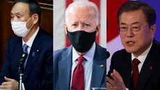 Lãnh đạo Hàn, Nhật điện đàm với ông Joe Biden