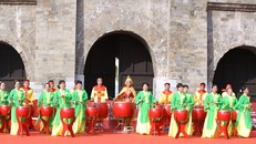 Tiết mục khai mạc chương trình “Ngày hội Di sản Văn hoá Việt Nam Lần III - 2020”. Ảnh: Vũ Hảo