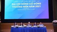 Ban chủ tọa Đại hội đồng cổ đông thường niên Tập đoàn FLC năm 2021.