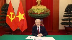 Tổng Bí thư Nguyễn Phú Trọng điện đàm với Bí thư thứ nhất Đảng Cộng sản Cuba