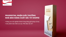 Prudential nhận giải thưởng nhà bán hàng xuất sắc với sản phẩm PRU-Bảo Vệ 24/7