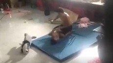 Ảnh cắt từ video vụ việc.