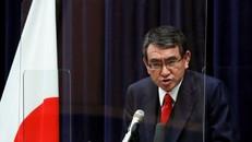 Giám đốc chương trình tiêm chủng của Nhật Bản Kono Taro có khả năng trở thành tân Thủ tướng. Ảnh: Reuters