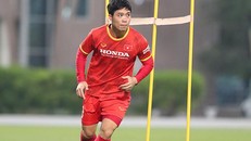 Công Phượng tập luyện để hội quân cùng ĐT Việt Nam