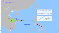 Bão số 5 suy yếu thành áp thấp nhiệt đới 