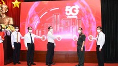  Bấm nút khai trương mạng 5G Viettel tại Bà Rịa- Vũng Tàu.