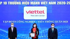 Viettel được công nhận là thương hiệu hàng đầu Việt Nam