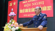 Thiếu tướng Lê Quang Đạo, Tư lệnh Cảnh sát biển Việt Nam phát biểu tại Hội nghị. 