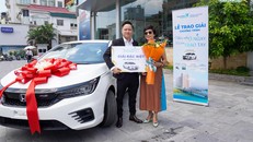 Lễ trao cặp xe Honda City RS cho 2 chủ nhân may mắn tại Eurowindow River Park 
