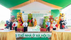 Sự kiện động thổ dự án nhà ở xã hội Dragon E-Home với sự góp mặt của lãnh đạo TP HCM. 