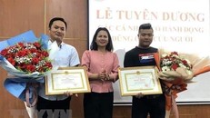 Khen thưởng 2 thanh niên cứu người trên sông Sêrêpốk