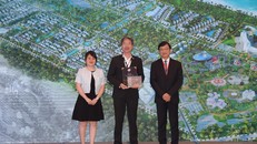 Đại diện Tập đoàn BRG tại lễ trao giải BCI Asia Awards 2022.