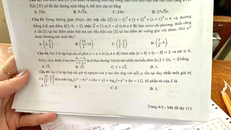 Xác minh thí sinh làm lộ đề thi Toán