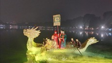 Trình diễn các nghi lễ dân gian tại đền Ngọc Sơn