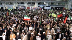 Biểu tình tại thủ đô Tehran, Iran.